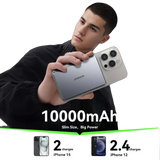 Joyroom Ultradunne Magnetische Powerbank 10.000 mAh – Grijs