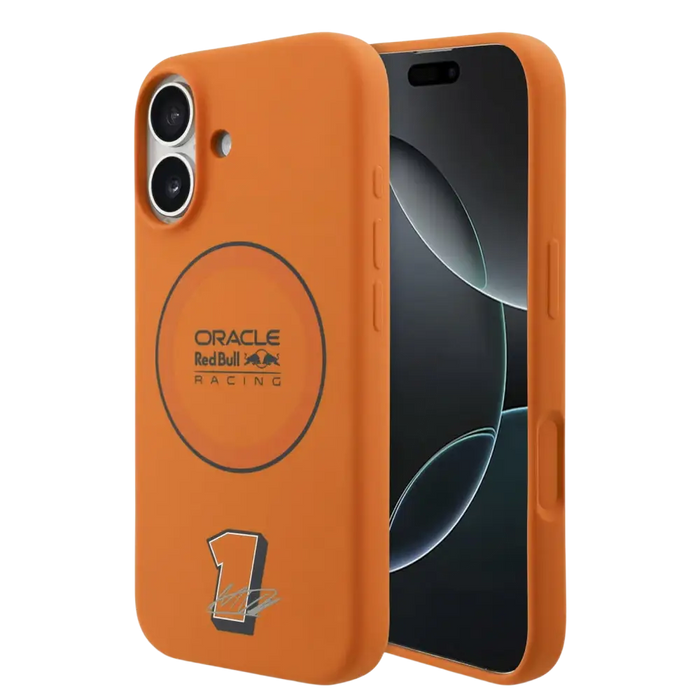 Red Bull Silicone Ring MagSafe Hoesje – iPhone 17 – Oranje