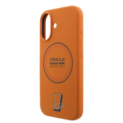 Red Bull Silicone Ring MagSafe Hoesje – iPhone 17 Oranje - Back cover met vingerring