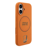 Red Bull Silicone Ring MagSafe Hoesje – iPhone 17 Oranje - Back cover met vingerring