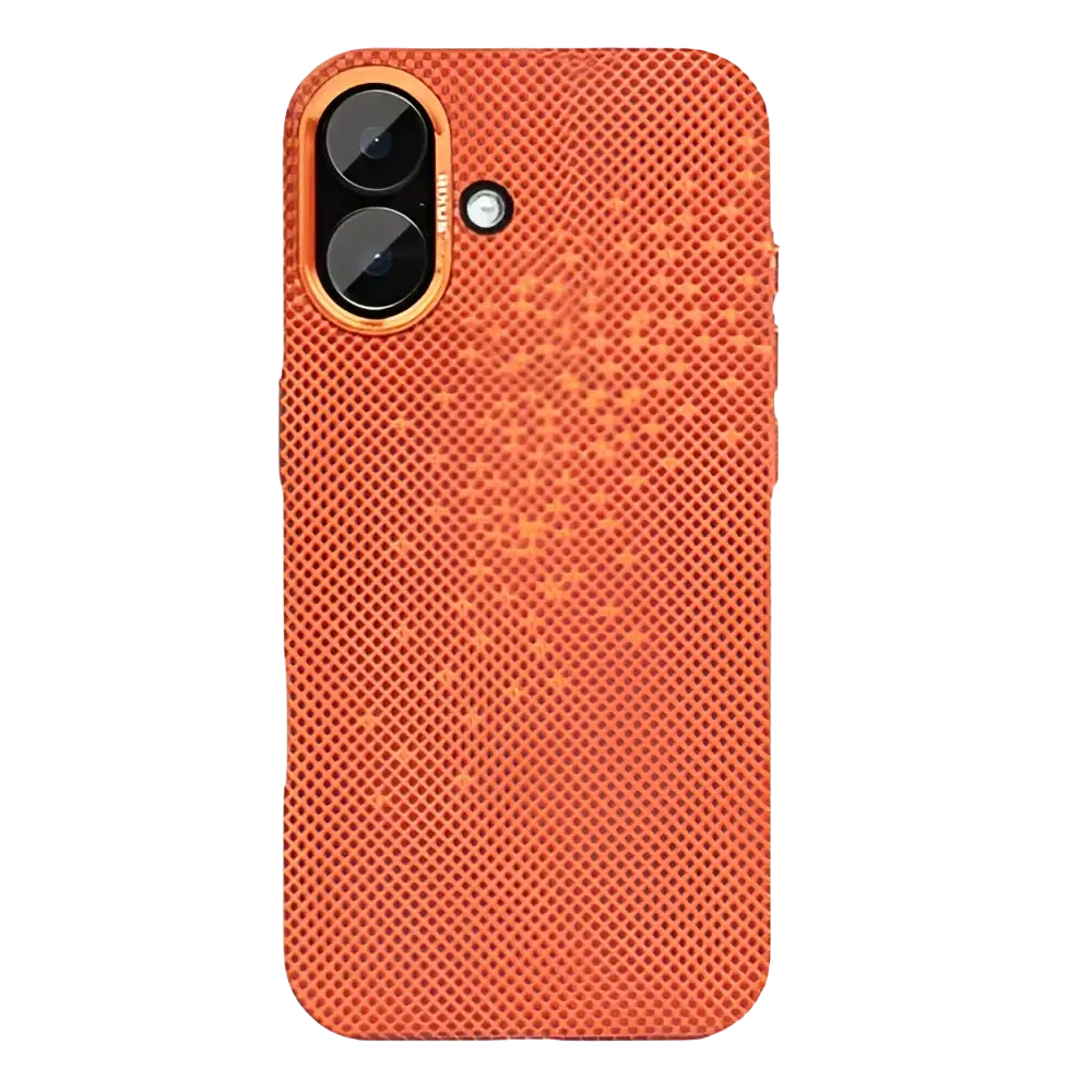 Rixus Alpine Ultra-Slim Case met MagSafe – iPhone 17 Galaxy Orange - Back cover / hardcase