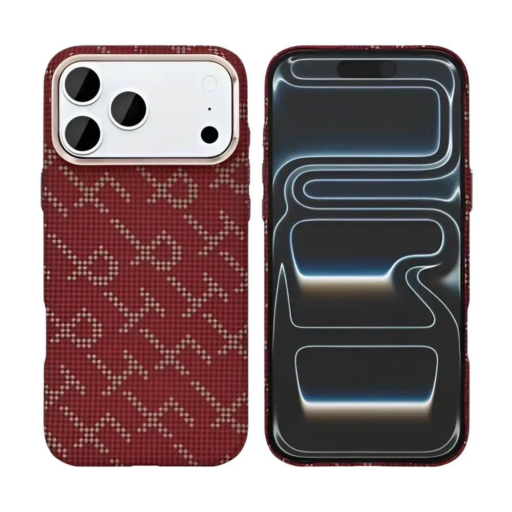 Rixus Alpine Ultra-Slim Case met MagSafe – iPhone 17 Pro Cherry Red - Back cover