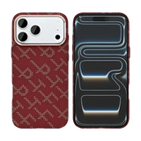 Rixus Alpine Ultra-Slim Case met MagSafe – iPhone 17 Pro Cherry Red - Back cover