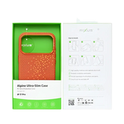 Rixus Alpine Ultra-Slim Case met MagSafe – iPhone 17 Pro Galaxy Orange - Back cover