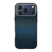 Rixus Alpine Ultra-Slim Case met MagSafe – iPhone 17 Pro Stripe Blue - Back cover