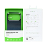 Rixus Alpine Ultra-Slim Case met MagSafe – iPhone 17 Pro Stripe Blue - Back cover