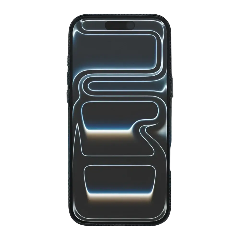 Rixus Alpine Ultra-Slim Case met MagSafe – iPhone 17 Pro Stripe Blue - Back cover