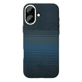 Rixus Alpine Ultra-Slim Case met MagSafe – iPhone 17 Stripe Blue - Back cover / hardcase