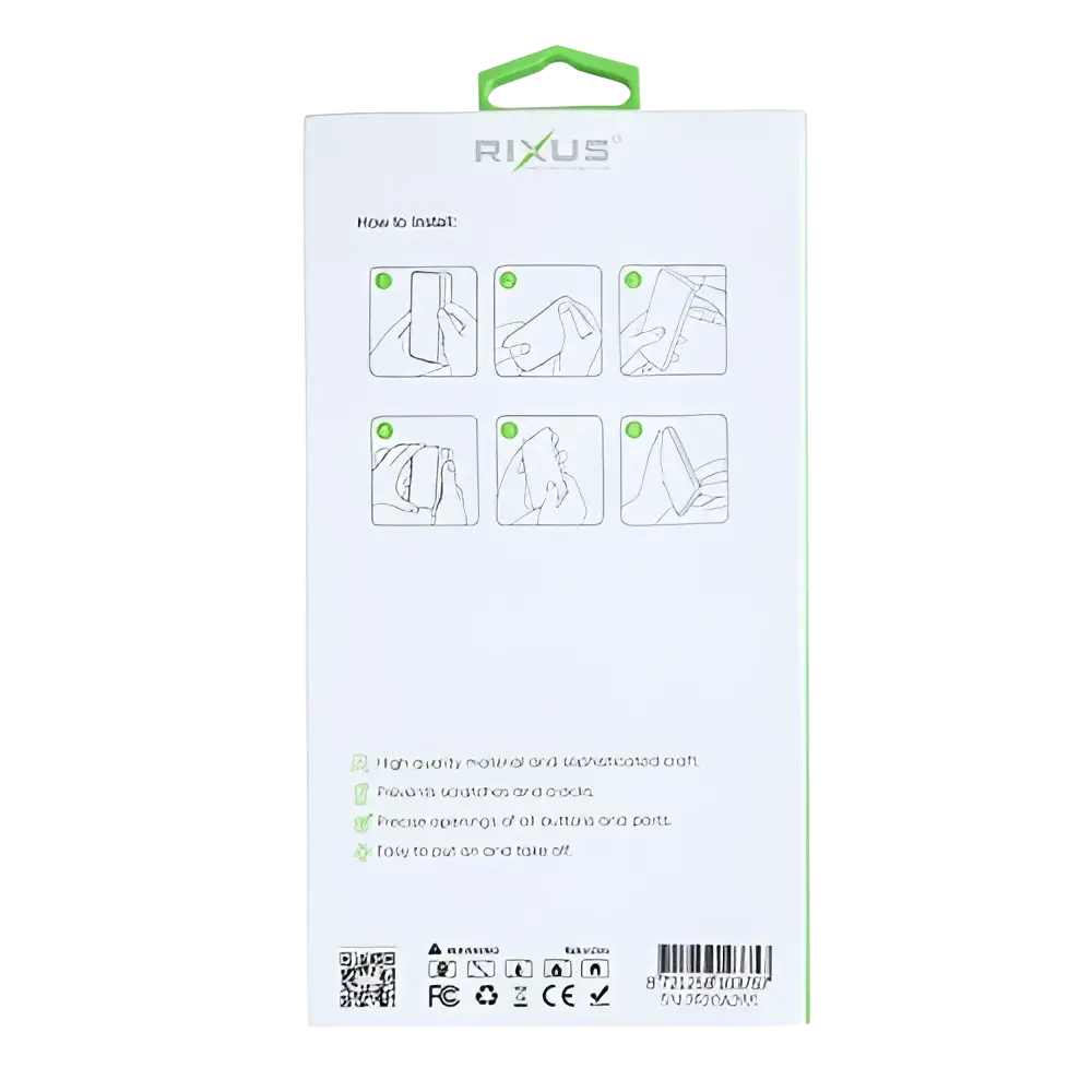 Rixus Anti-Burst Case – iPhone 16e / 17e Transparant - Back cover / softcase