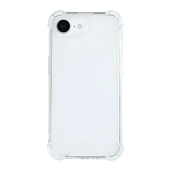 Rixus Anti-Burst Case – iPhone 16e / 17e Transparant - Back cover / softcase