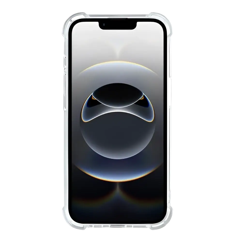 Rixus Anti-Burst Case – iPhone 16e / 17e Transparant - Back cover / softcase