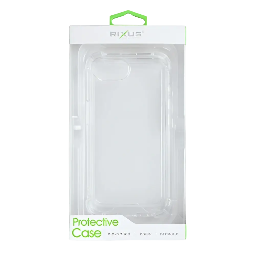 Rixus Anti-Burst Case – iPhone 16e / 17e Transparant - Back cover / softcase