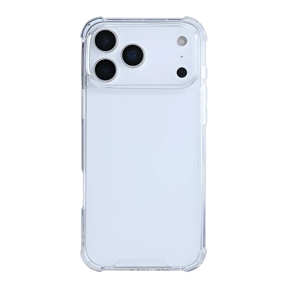 Rixus Anti-Burst Case – iPhone 17 Pro Transparant - Back cover