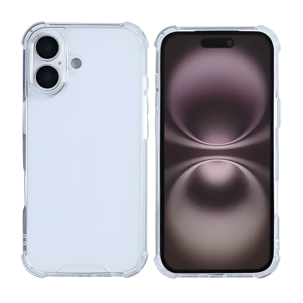 Rixus Anti-Burst Case – iPhone 17 Transparant - Back cover / softcase