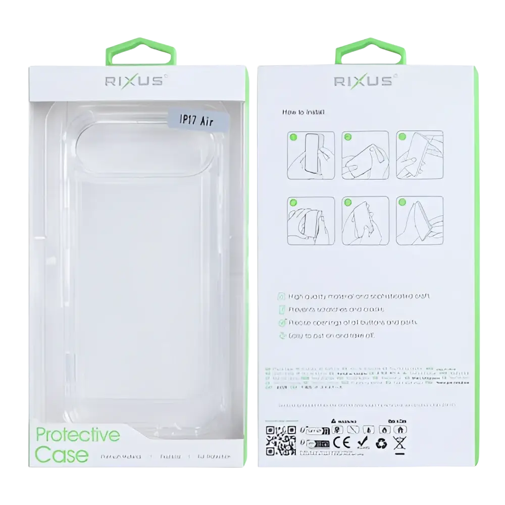 Rixus Anti-Burst Case – iPhone Air Transparant - Back cover / softcase