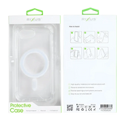 Rixus Anti-Burst Case met MagSafe – iPhone 16e / 17e Transparant - Back cover / softcase
