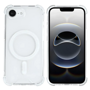 Rixus Anti-Burst Case met MagSafe – iPhone 16e / 17e Transparant - Back cover / softcase