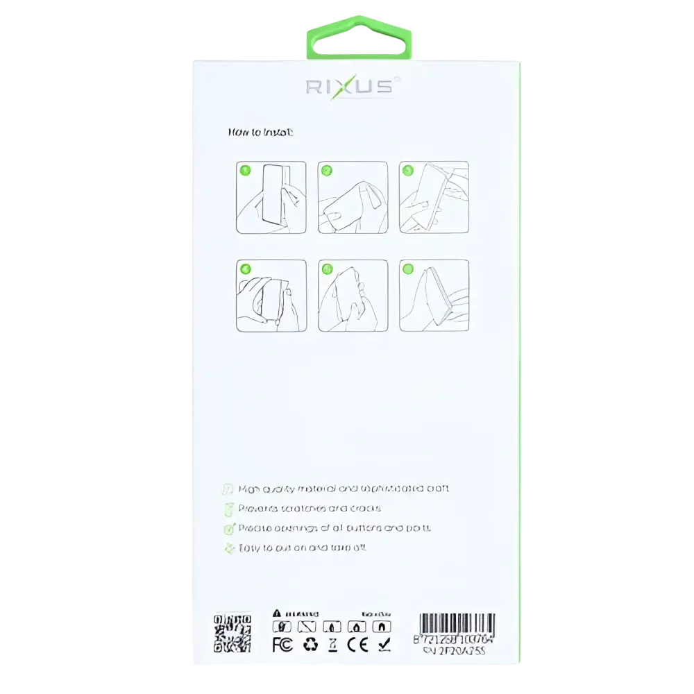 Rixus Anti-Burst Case met MagSafe – iPhone 16e / 17e Transparant - Back cover / softcase