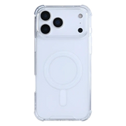 Rixus Anti-Burst Case met MagSafe – iPhone 17 Pro Transparant - Back cover