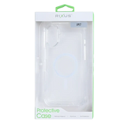 Rixus Anti-Burst Case met MagSafe – iPhone 17 Transparant - Back cover / softcase