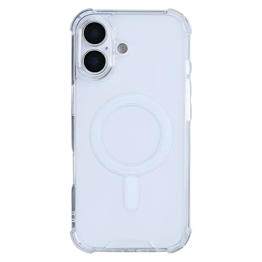 Rixus Anti-Burst Case met MagSafe – iPhone 17 Transparant - Back cover / softcase