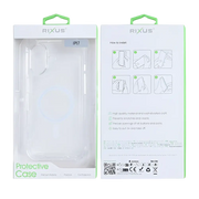 Rixus Anti-Burst Case met MagSafe – iPhone 17 Transparant - Back cover / softcase