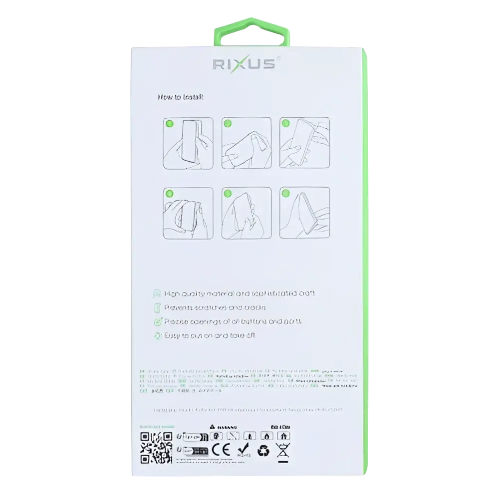 Rixus Anti-Burst Case met MagSafe – iPhone Air Transparant - Back cover / softcase