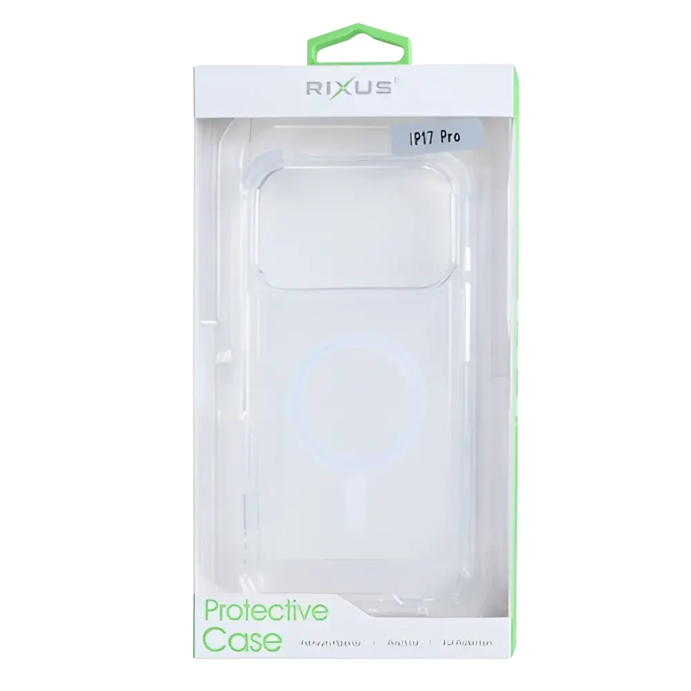 Rixus Anti-Burst Case met MagSafe – iPhone Air Transparant - Back cover / softcase
