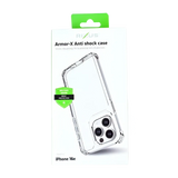Rixus Armor-X Anti Shock Case – iPhone 16e / 17e Transparant - Back cover / hybride