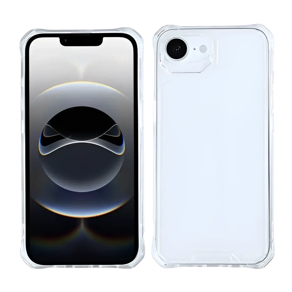 Rixus Armor-X Anti Shock Case – iPhone 16e / 17e Transparant - Back cover / hybride