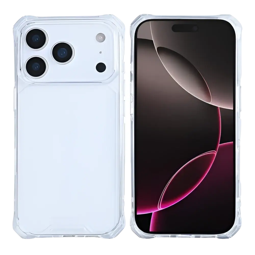 Rixus Armor-X Anti Shock Case – iPhone 17 Pro Transparant - Back cover
