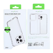 Rixus Armor-X Anti Shock Case – iPhone 17 Transparant - Back cover / hybride