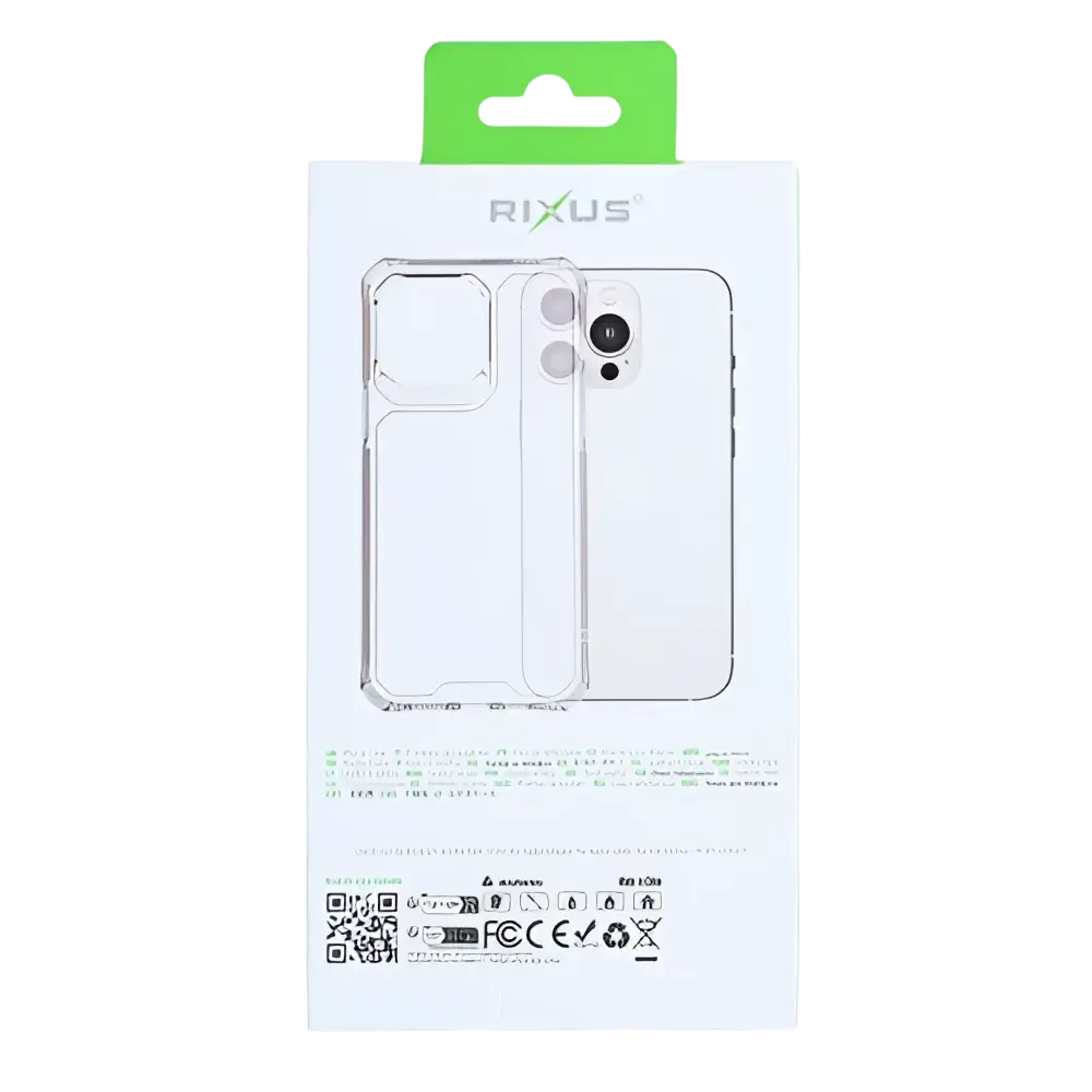Rixus Armor-X Anti Shock Case – iPhone 17 Transparant - Back cover / hybride