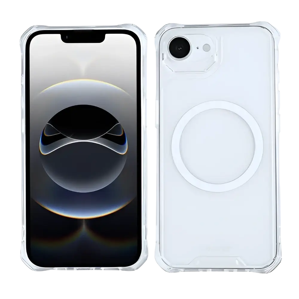 Rixus Armor-X Anti Shock Case met MagSafe – iPhone 16e / 17e Transparant - Back cover / hybride