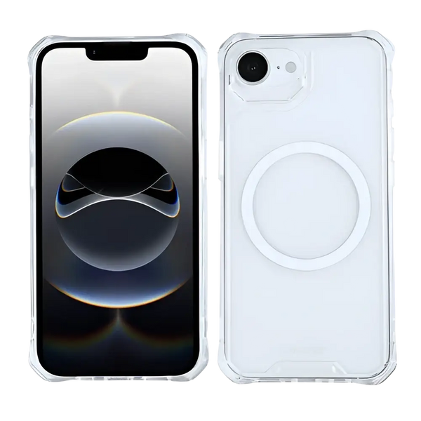 Rixus Armor-X Anti Shock Case met MagSafe – iPhone 16e / 17e Transparant - Back cover / hybride