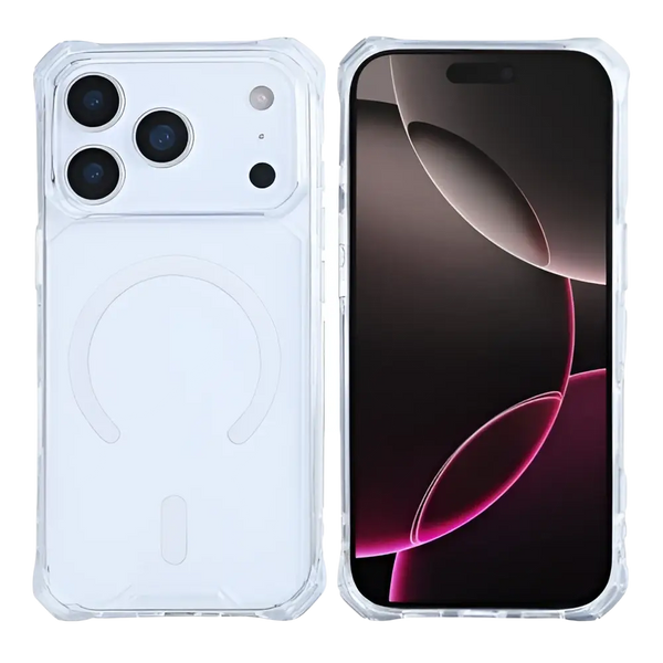 Rixus Armor-X Anti Shock Case met MagSafe – iPhone 17 Pro Transparant - Back cover