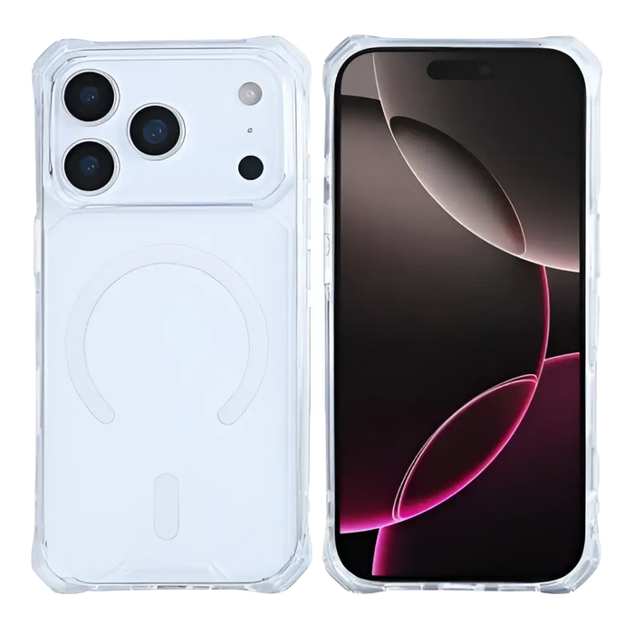 Rixus Armor-X Anti Shock Case met MagSafe – iPhone 17 Pro Transparant - Back cover