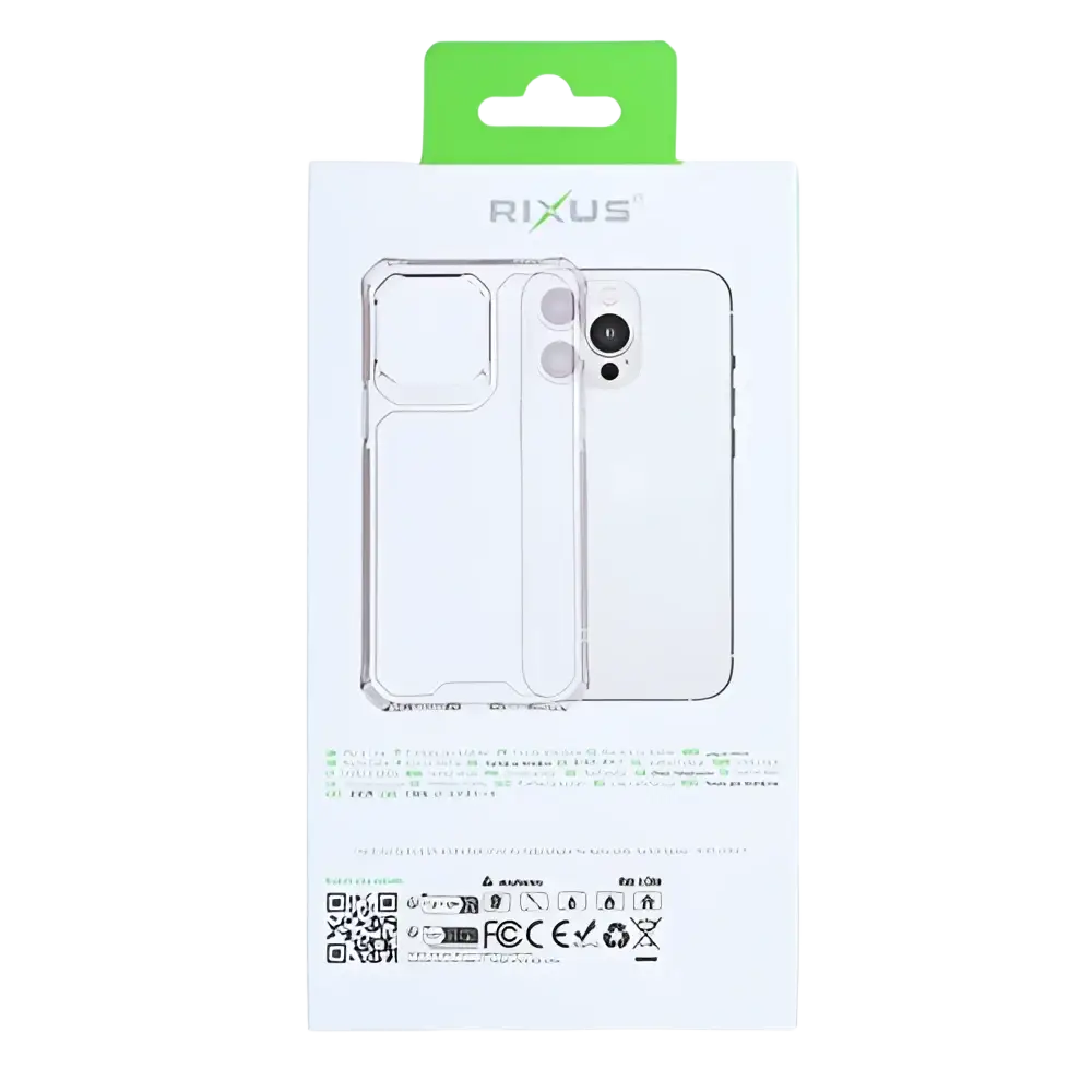 Rixus Armor-X Anti Shock Case met MagSafe – iPhone Air Transparant - Back cover / hybride
