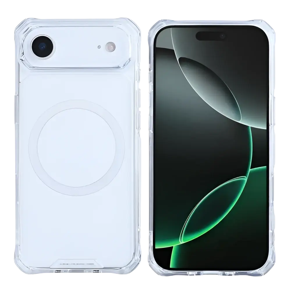 Rixus Armor-X Anti Shock Case met MagSafe – iPhone Air Transparant - Back cover / hybride