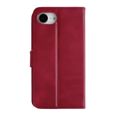 Rixus Bookcase – iPhone 16e / 17e Donkerrood - Book case / wallet