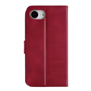 Rixus Bookcase – iPhone 16e / 17e Donkerrood - Book case / wallet