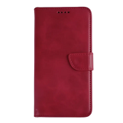 Rixus Bookcase – iPhone 16e / 17e Donkerrood - Book case / wallet