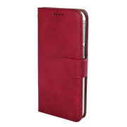 Rixus Bookcase – iPhone 16e / 17e Donkerrood - Book case / wallet