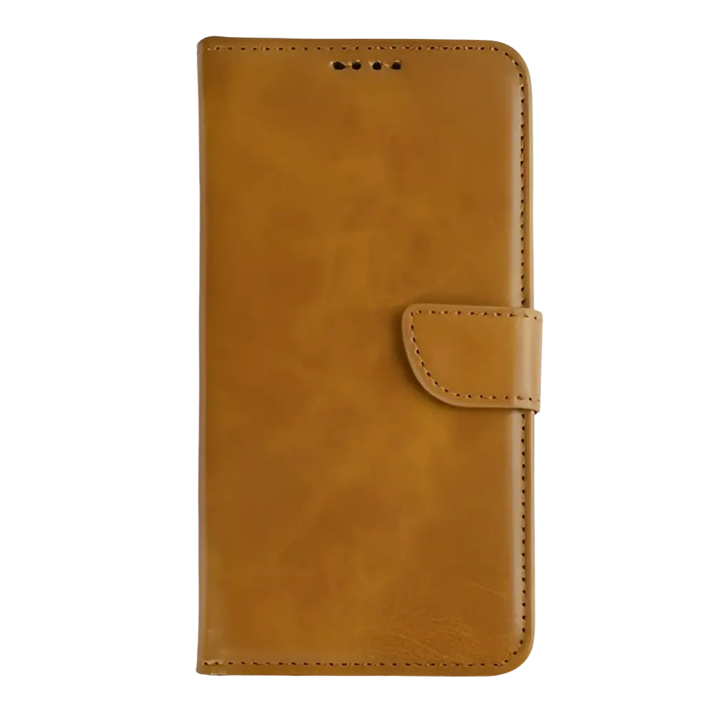 Rixus Bookcase – iPhone 16e / 17e Lichtbruin - Book case / wallet
