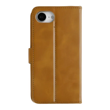 Rixus Bookcase – iPhone 16e / 17e Lichtbruin - Book case / wallet