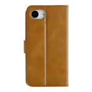 Rixus Bookcase – iPhone 16e / 17e Lichtbruin - Book case / wallet