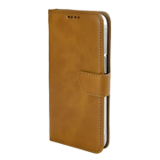 Rixus Bookcase – iPhone 16e / 17e Lichtbruin - Book case / wallet