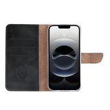 Rixus Bookcase – iPhone 16e / 17e Zwart - Book case / wallet