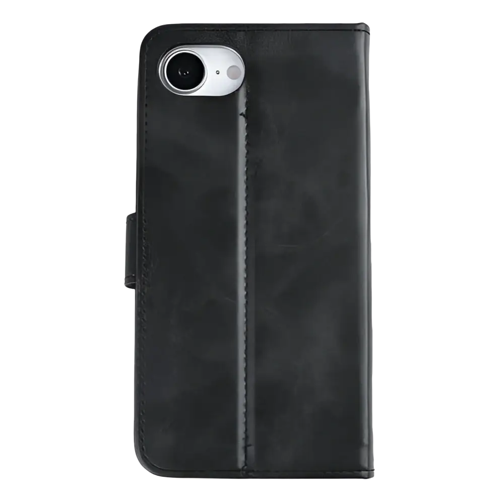 Rixus Bookcase – iPhone 16e / 17e Zwart - Book case / wallet