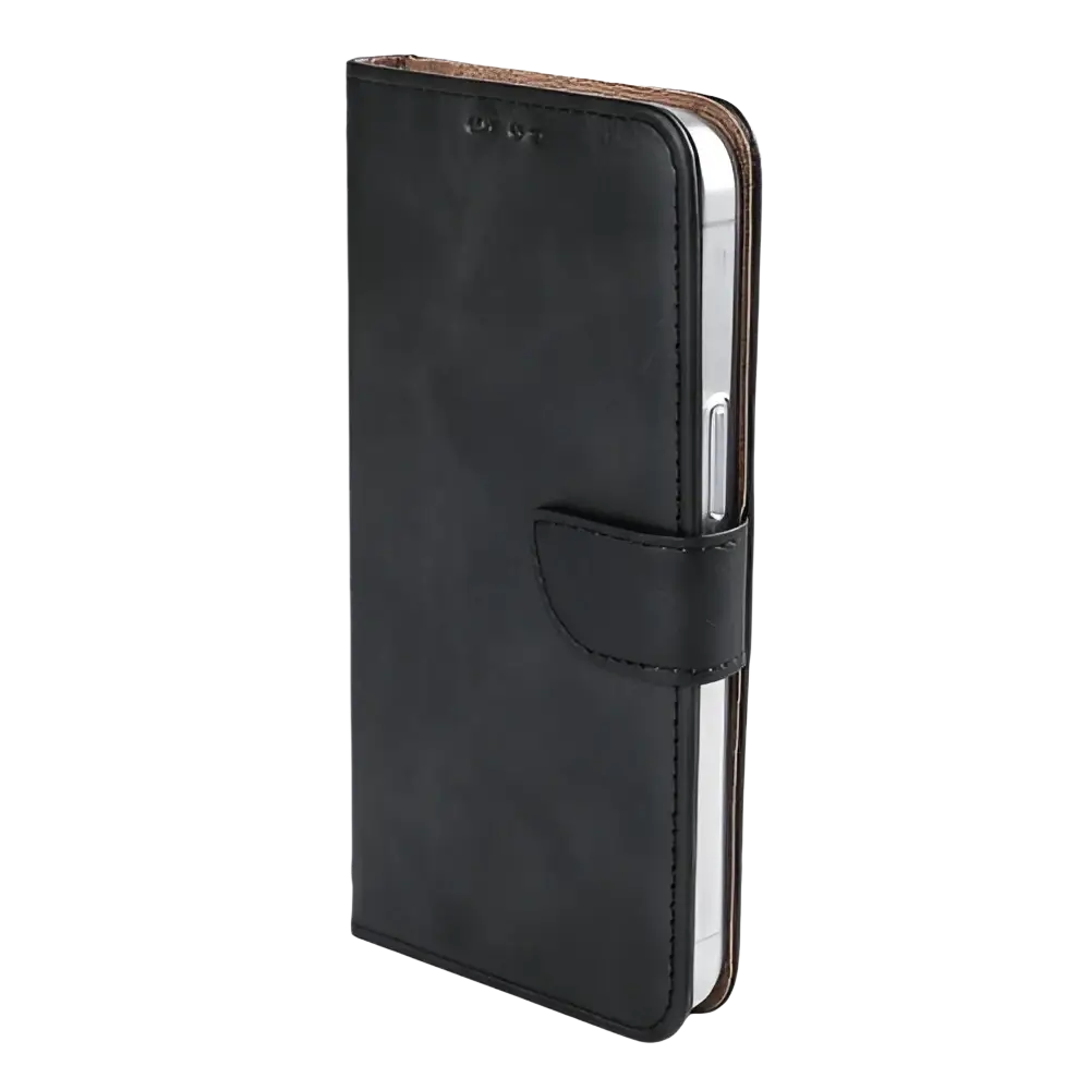 Rixus Bookcase – iPhone 16e / 17e Zwart - Book case / wallet